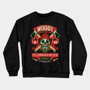 Woody the Lumberjack Crewneck Sweatshirt